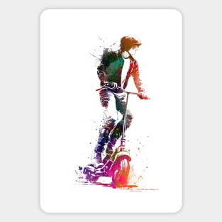 Electric scooter sport art Magnet